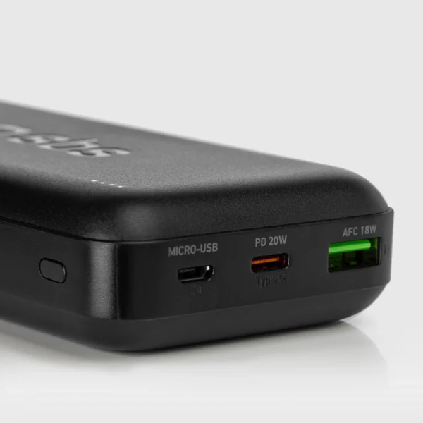 Powerbank SBS TTBB20000PD20K 20000 mAh 20W PD USB-C, USB-A, Micro-USB - blackeng