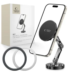 Tech-Protect N57 Magnetic MagSafe Car/Desk Mount - Blackeng