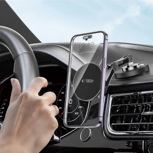 Tech-Protect N57 Magnetic MagSafe Car/Desk Mount - Blackeng