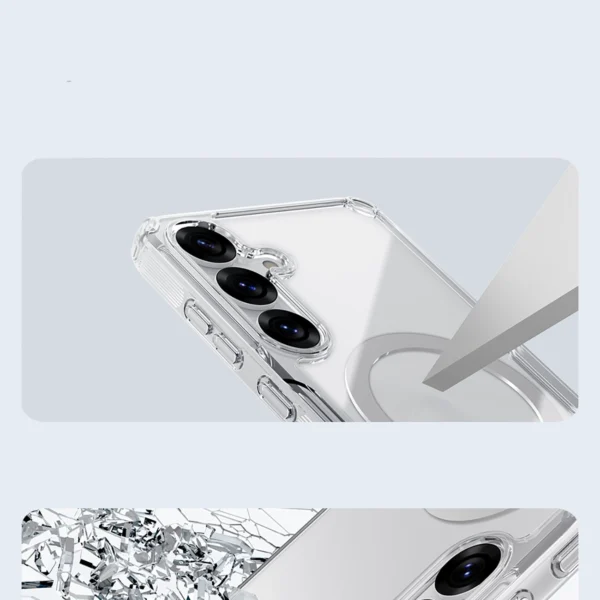 Nillkin Nature TPU Pro Magnetic Case with MagSafe for Samsung S25 - Whiteeng