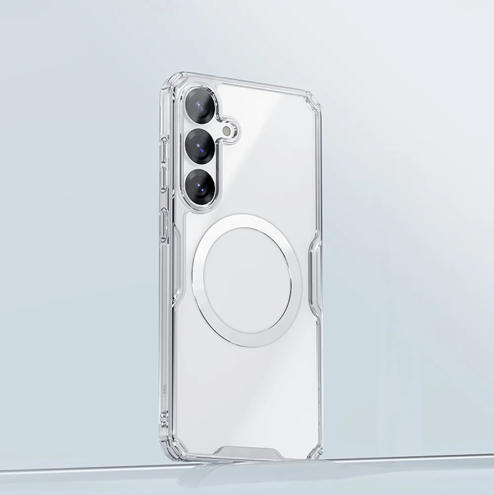 Nillkin Nature TPU Pro Magnetic Case with MagSafe for Samsung S25 - Whiteeng