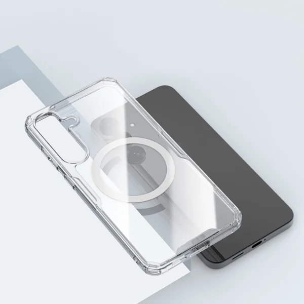 Nillkin Nature TPU Pro Magnetic Case with MagSafe for Samsung S25 - Whiteeng