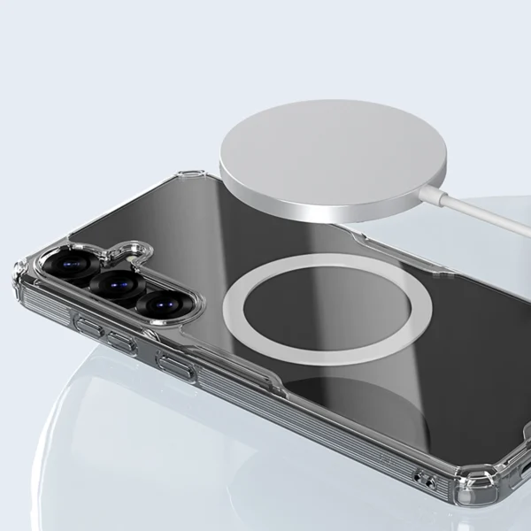 Nillkin Nature TPU Pro Magnetic Case with MagSafe for Samsung S25+ - Whiteeng