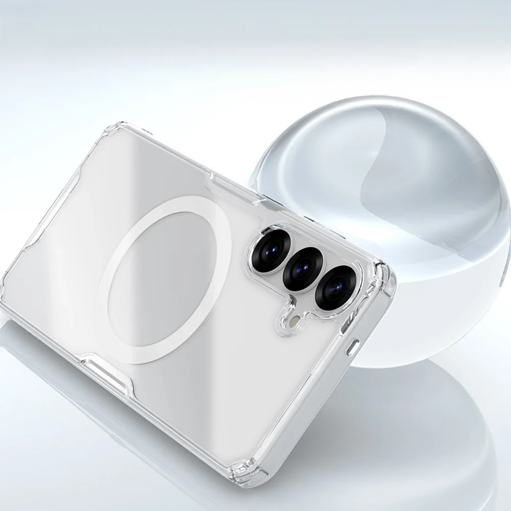 Nillkin Nature TPU Pro Magnetic Case with MagSafe for Samsung S25+ - Whiteeng