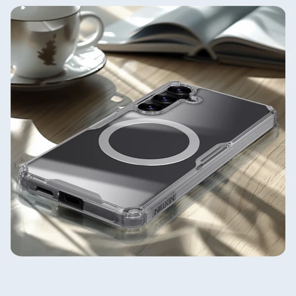 Nillkin Nature TPU Pro Magnetic Case with MagSafe for Samsung S25+ - Whiteeng