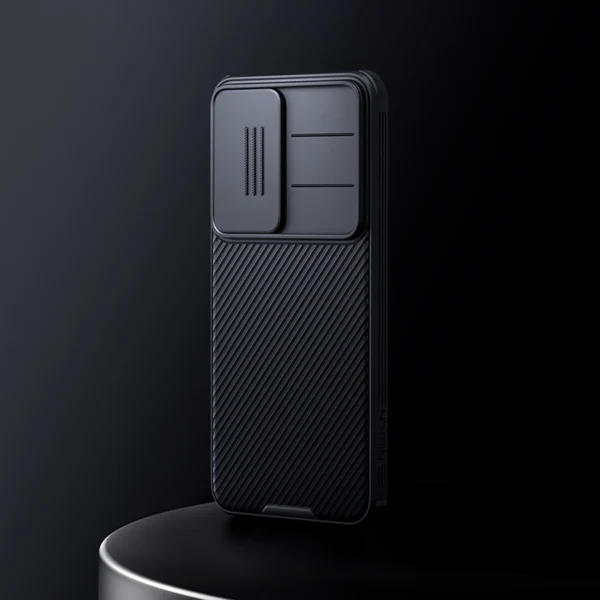 Nillkin CamShield Pro Case for Samsung Galaxy S25 with Camera Cover - Blackeng