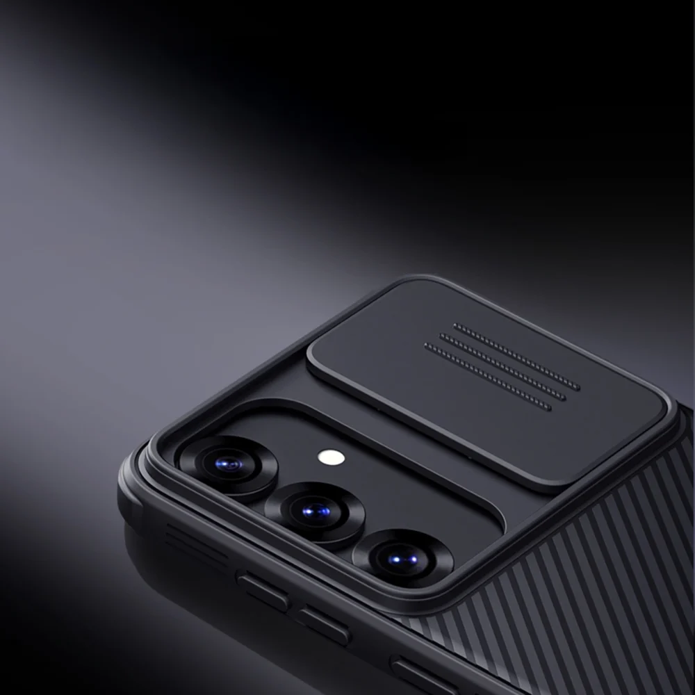 Nillkin CamShield Pro Case for Samsung Galaxy S25 with Camera Cover - Blackeng