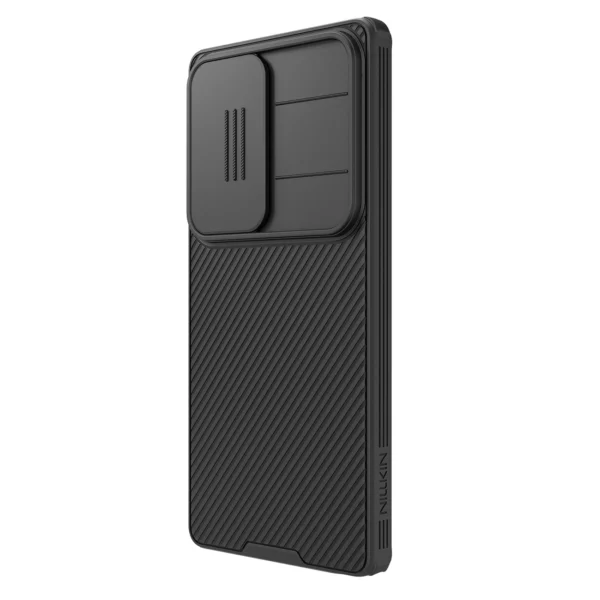 Nillkin CamShield Pro Case for Samsung S25 Ultra with Camera Cover - Blackeng