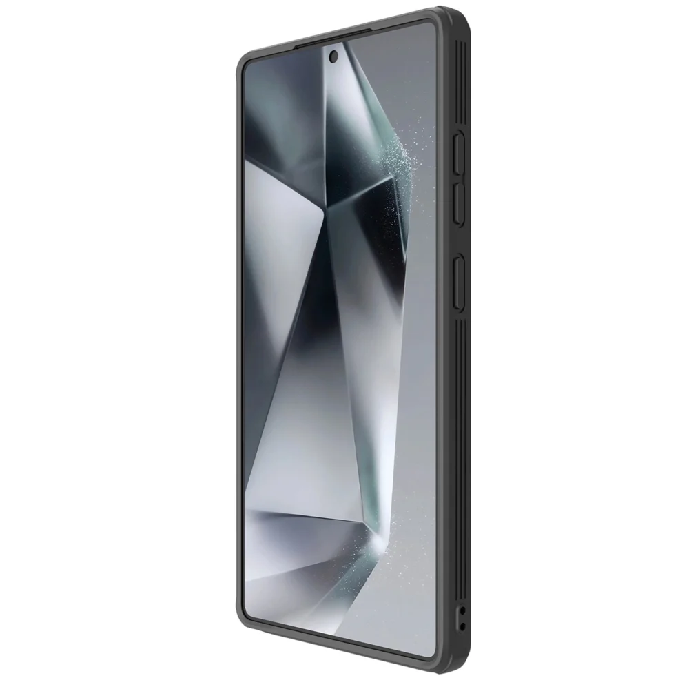 Nillkin CamShield Pro Case for Samsung S25 Ultra with Camera Cover - Blackeng