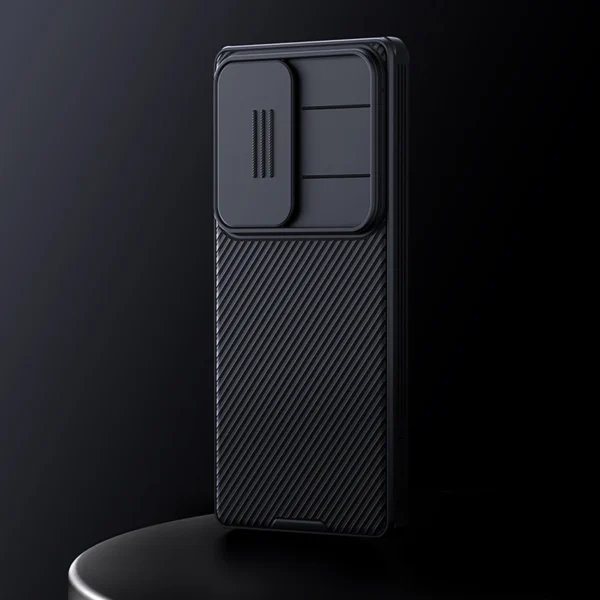 Nillkin CamShield Pro Case for Samsung S25 Ultra with Camera Cover - Blackeng