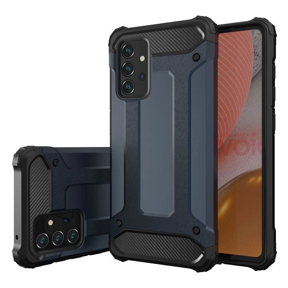Hybrid Armor Case for Samsung Galaxy A36 - Blueeng