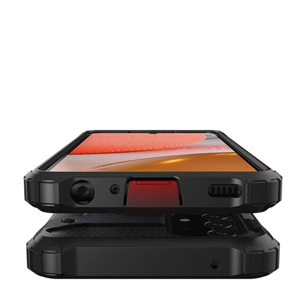 Hybrid Armor Case for Samsung Galaxy A36 - Silvereng