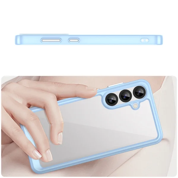 Outer Space Case for Samsung Galaxy A36 Cover with Flexible Frame - Blueeng