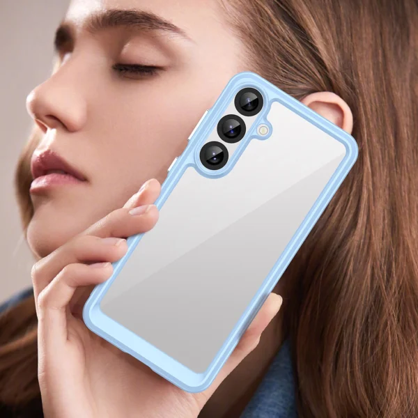 Outer Space Case for Samsung Galaxy A36 Cover with Flexible Frame - Blueeng
