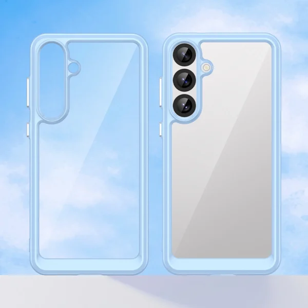 Outer Space Case for Samsung Galaxy A36 Cover with Flexible Frame - Blueeng