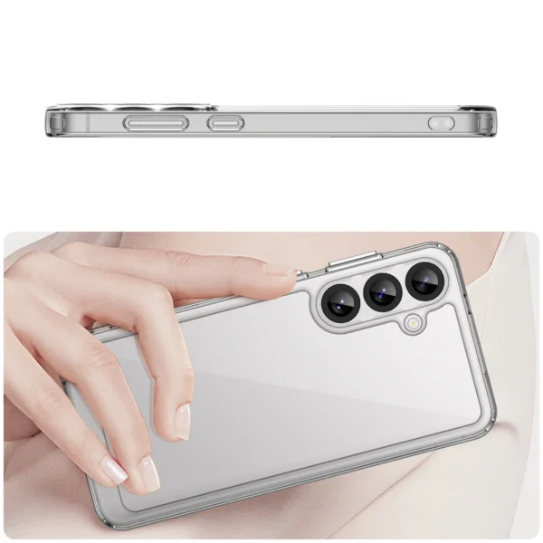 Outer Space Case for Samsung Galaxy A36 Cover with Flexible Frame - Transparenteng