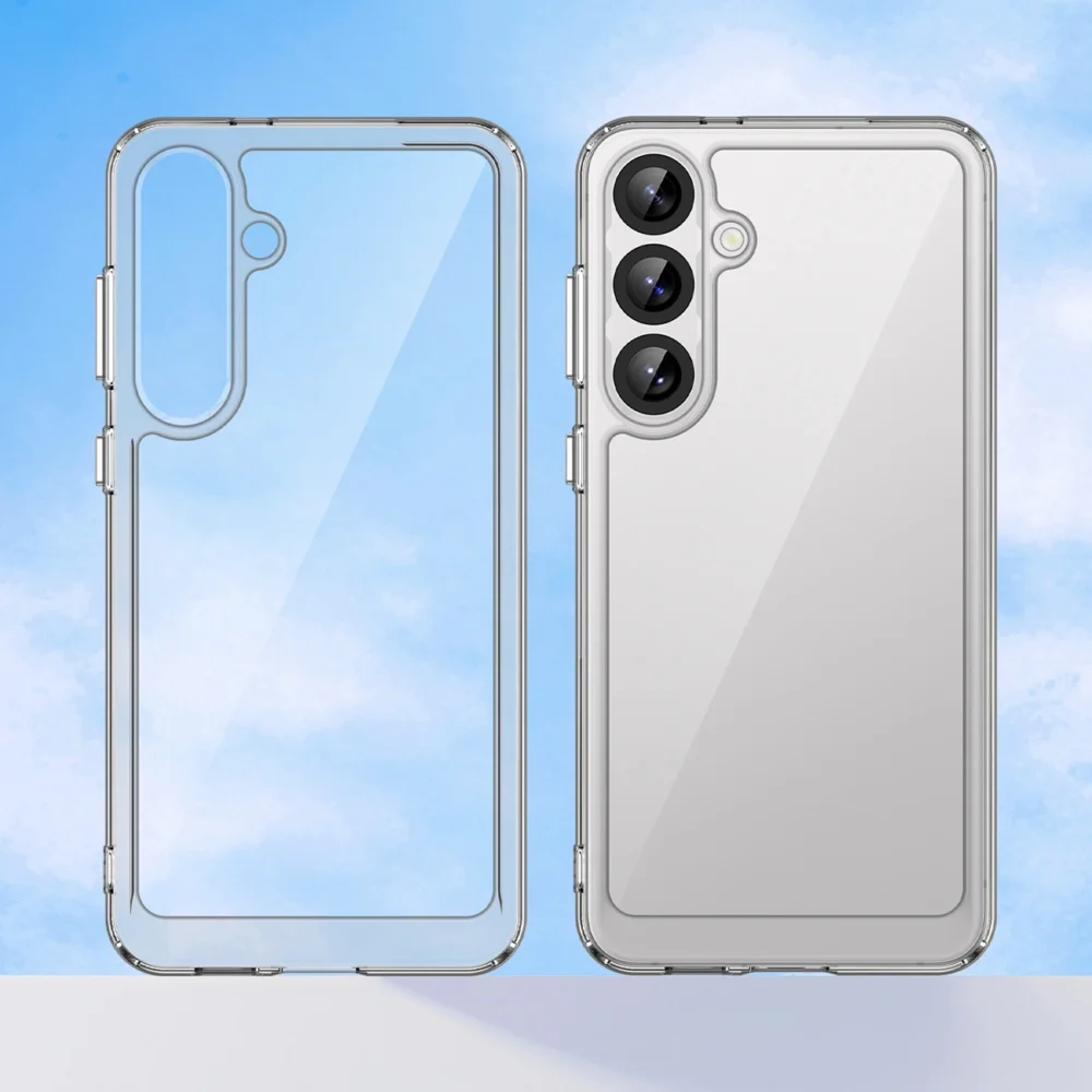 Outer Space Case for Samsung Galaxy A36 Cover with Flexible Frame - Transparenteng