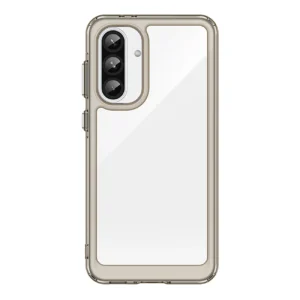 Outer Space Case for Samsung Galaxy A36 Cover with Flexible Frame - Semi-Transparent, Blackeng