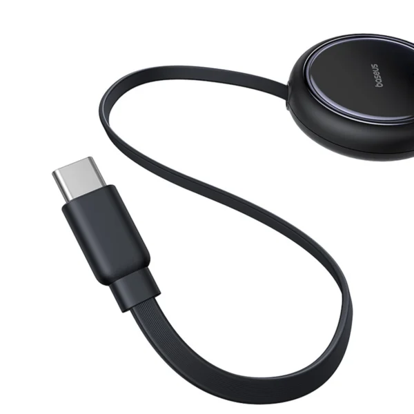 Baseus Bright Mirror Series USB-C Retractable Cable - 2 x USB-C 100W 1m - Blackeng