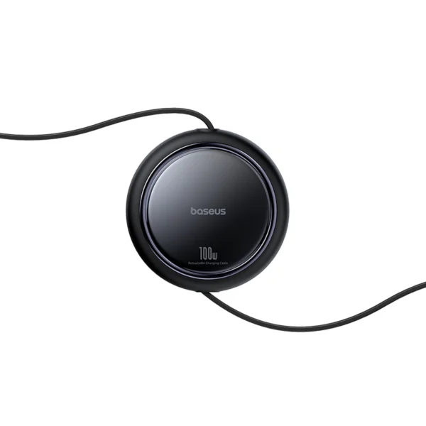 Baseus Bright Mirror Series USB-C Retractable Cable - 2 x USB-C 100W 1m - Blackeng