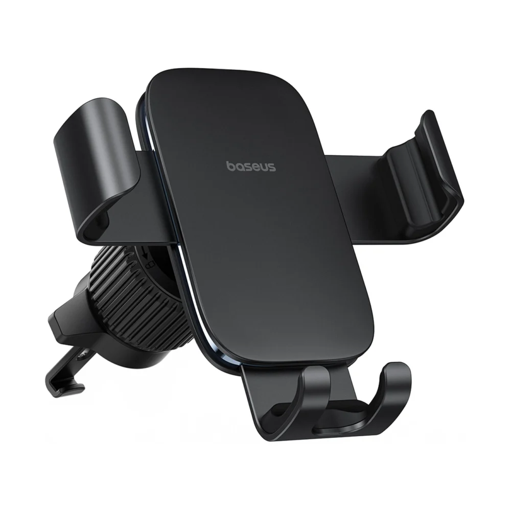 Baseus Metal Age 3 Car Phone Holder, Gravity, for Air Vent - Blackeng