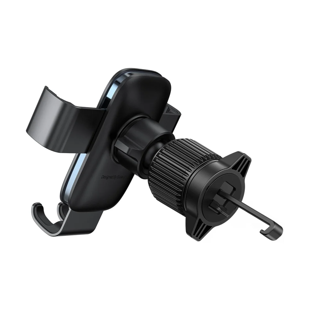 Baseus Metal Age 3 Car Phone Holder, Gravity, for Air Vent - Blackeng