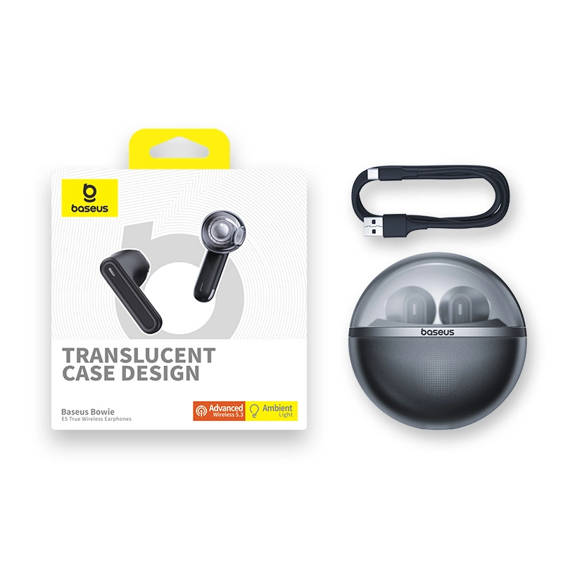 Baseus Bowie E5 TWS Wireless Headphones - Blackeng