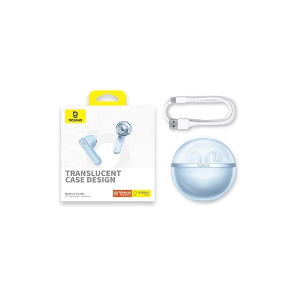 Baseus Bowie E5 TWS Wireless Headphones - Blueeng