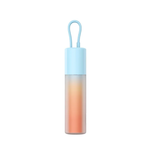 Baseus Popsicle 5200mAh 20W Powerbank with Built-in Lightning Cable (+ White Baseus Simple USB-C - USB-C 60W/20V/3A/30cm Cable) - Blue-Orangeeng