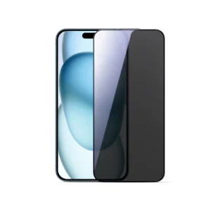 Joyroom JR-MLG0283 2.5D Dustproof Privacy Tempered Glass with Black Frame for iPhone 16 Pro Maxeng