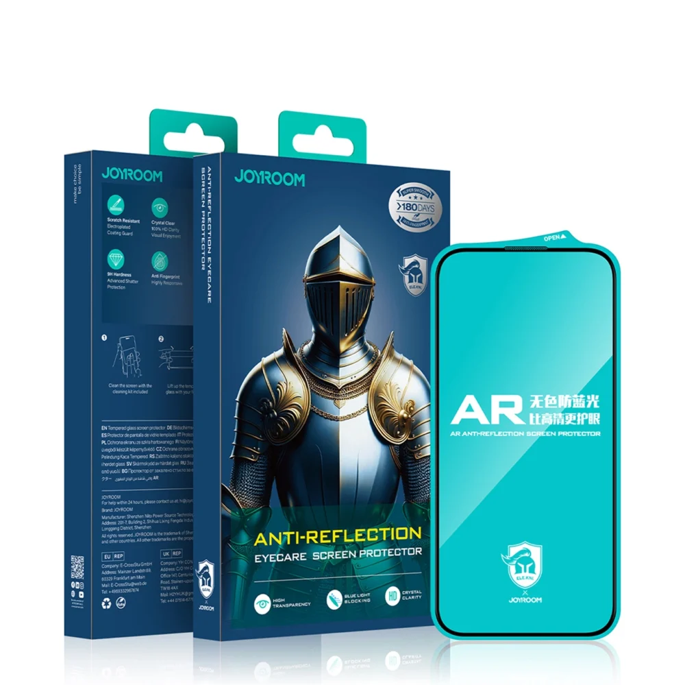 Joyroom JR-MAR0315 tempered glass with anti-reflection for iPhone 15/16eng