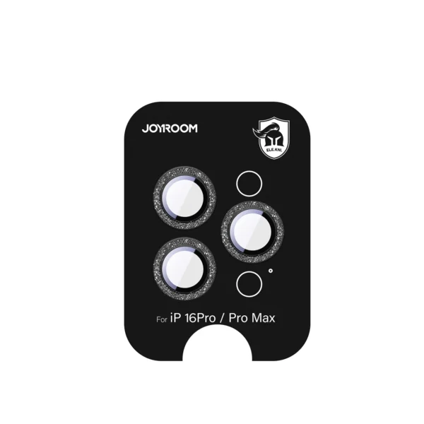 Joyroom JR-MSF0303 Glass Screen Protector for iPhone 16 Pro/16 Pro Max Lenses - Blackeng
