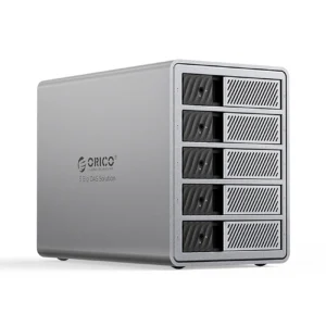 Orico 9858T3 5 Big DAS Solution ProThunder Disk Array with Thunderbolt 3 for 5 x 2.5"/3.5" SATA HDD/SSD - Grayeng