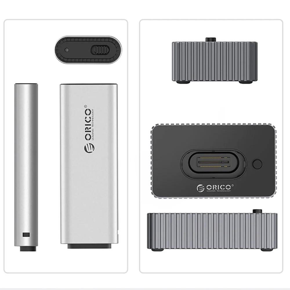 Orico IT18C3 Docking Station for M.2 NVMe/SATA Drive - Grayeng
