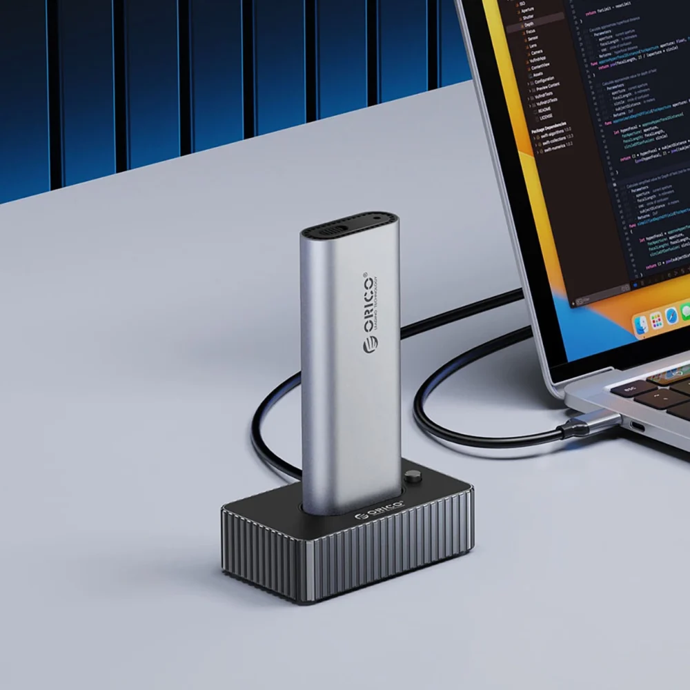 Orico IT18C3 Docking Station for M.2 NVMe/SATA Drive - Grayeng