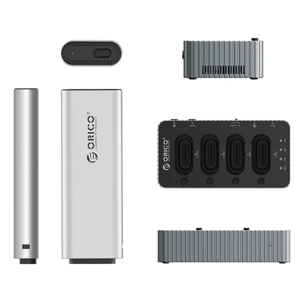 Orico IT48N-C 4-Disk Docking Station with M.2 NVME Clone Function - Grayeng