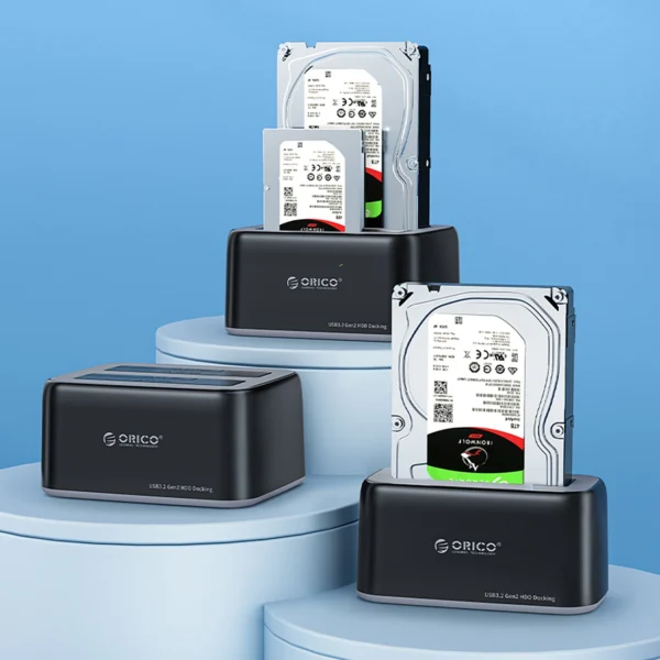 Orico 6819C3 Docking Station for 2.5"/3.5" SATA HDD/SSD - Blackeng