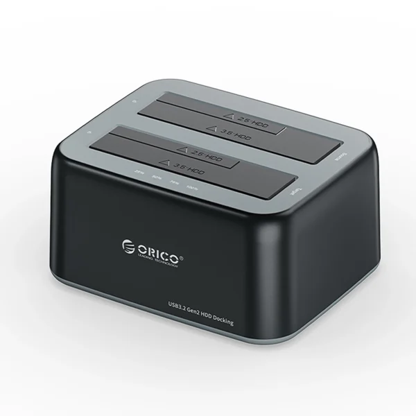 Orico 6829C3 Docking Station for 2 x 2.5"/3.5" SATA HDD/SSD - Blackeng