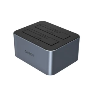 Orico 6626C3-C-V1 2-Drive Docking Station with Offline Clone Function 2.5"/3.5" SATA HDD/SSD - Grayeng