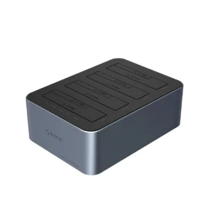 Orico 6646C3-C 4-Drive Docking Station with Offline Clone Function 2.5"/3.5" SATA HDD/SSD - Grayeng
