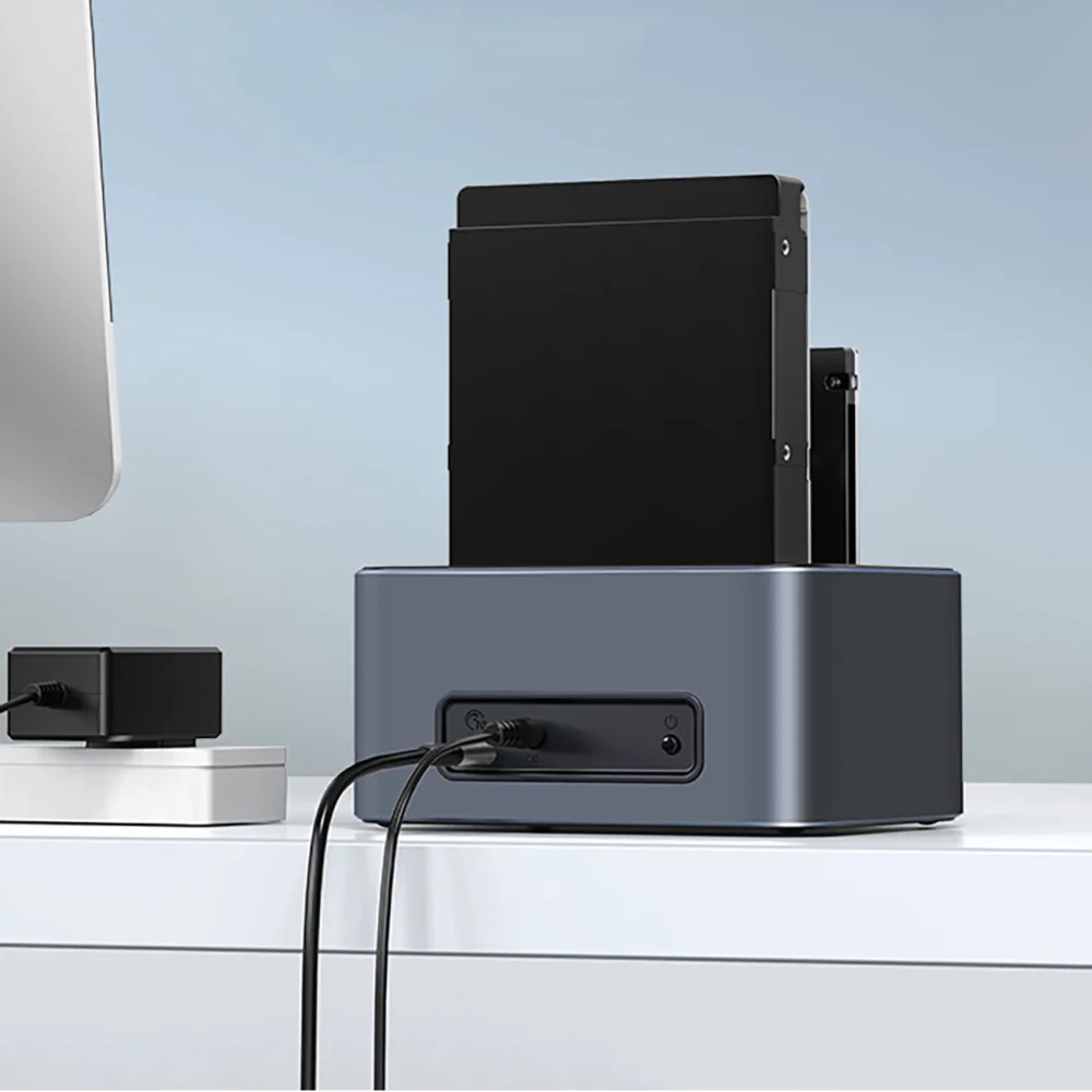 Orico 6656C3-C 5-Bay Docking Station with Offline Clone Function 2.5"/3.5" SATA HDD/SSD - Grayeng