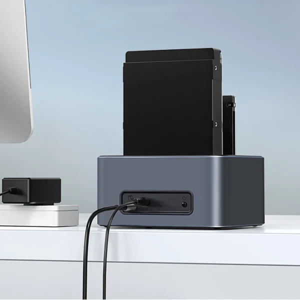 Orico 6656C3-C 5-Bay Docking Station with Offline Clone Function 2.5"/3.5" SATA HDD/SSD - Grayeng