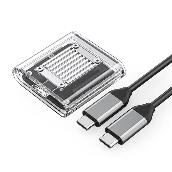 Orico TC20-M2-10G M.2 NVME USB-C 3.2 Disk Caddy - Transparenteng