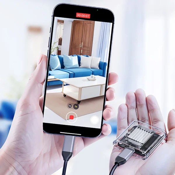 Orico TC20-M2-10G M.2 NVME USB-C 3.2 Disk Caddy - Transparenteng