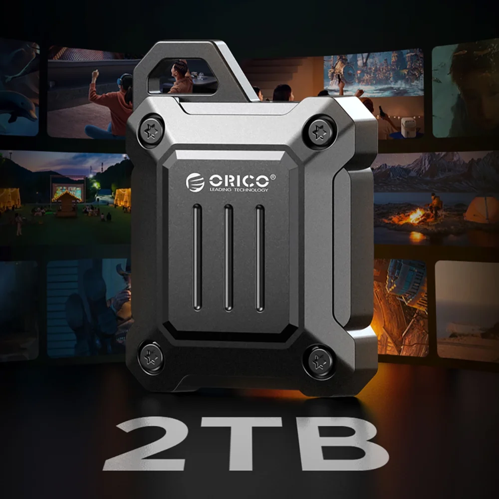 Orico XAM2 M.2 2230 USB-C 3.2 Tactical Reinforced Disk Bay - Blackeng