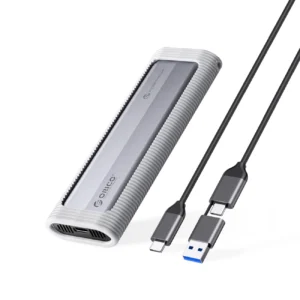 Orico AXM2S-G2-V1 M.2 NVME/NGFF USB-C/USB-A to USB-C 6Gb/s / 10Gb/s Disk Caddy - Grayeng