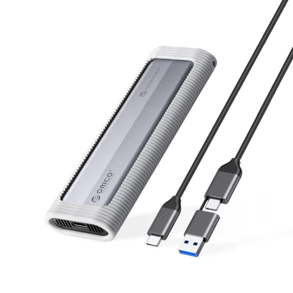 Orico AXM2S-G2-V1 M.2 NVME/NGFF USB-C/USB-A to USB-C 6Gb/s / 10Gb/s Disk Caddy - Grayeng