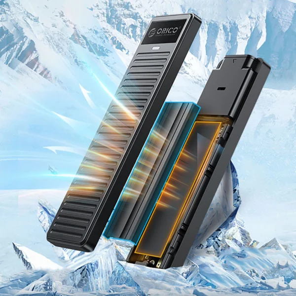 Orico DDM2-C3 M.2 NVME USB-C 3.2 10Gb/s Disk Drive - Grayeng