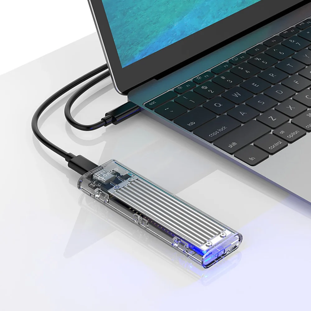 Orico TCM2-C3 M.2 NVME to USB-C 10Gb/s Disk Drive - Grayeng