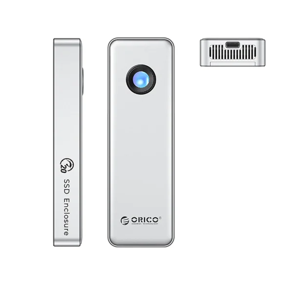Orico OUM2-G20 M.2 NVME USB-C 3.2 20Gb/s Disk Drive - Silvereng